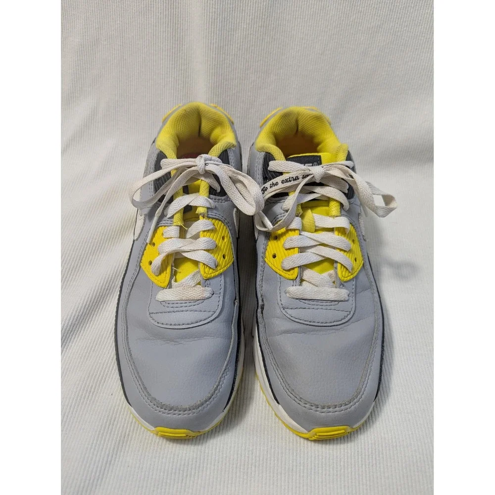 Nike Air Max 90 Go‎ The Extra Smile Kids Shoes Grey Yellow Black DO5862-001